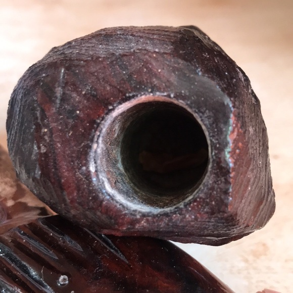 Vintage hand carved Ironwood owl, 2 piece chili/spices crusher rare unique - Picture 10 of 16